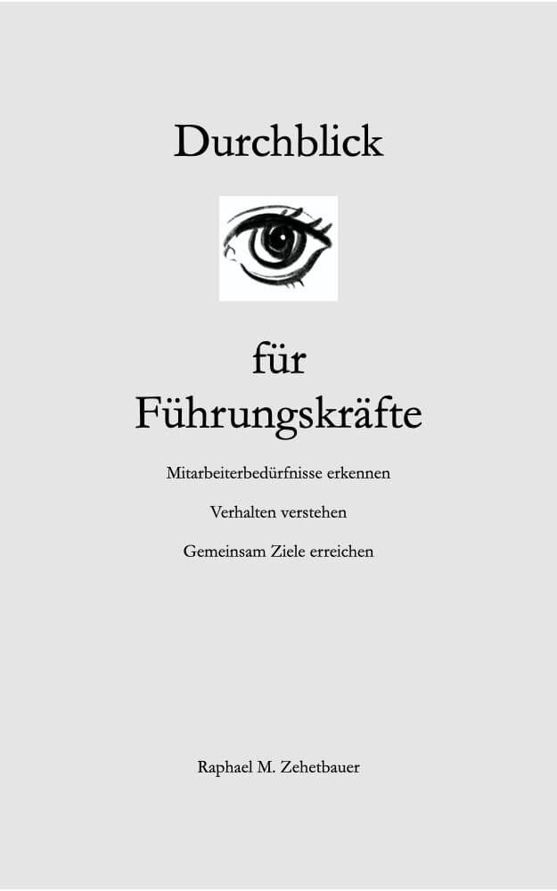 Cover: Durchblick für Führungskräfte